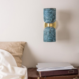 Sakura Blue Earth Wall Light